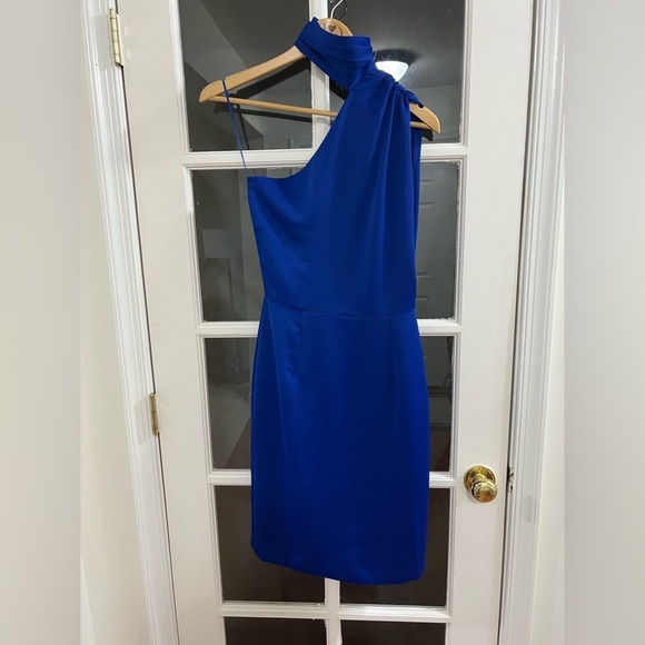REISS Ennie Cocktail Dress - size 2 - ocean blue - Picture 4 of 9